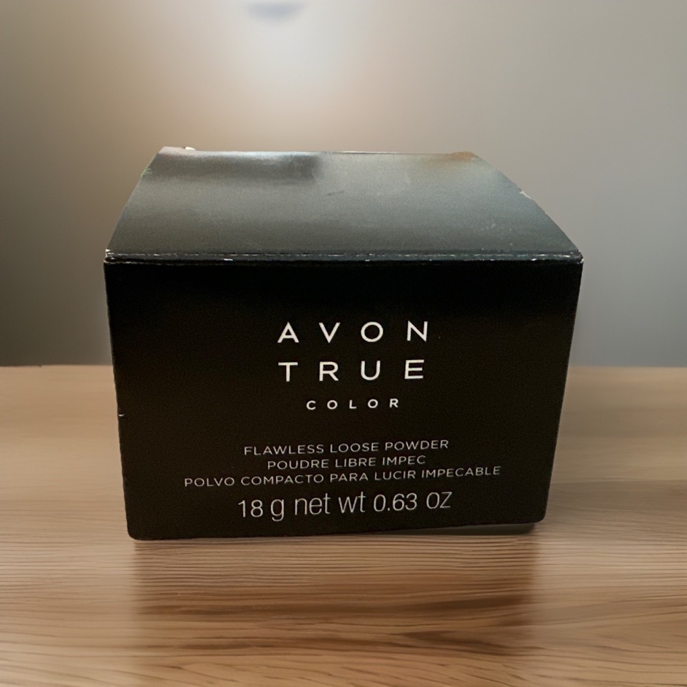 Avon True Color Flawless Loose Powder Translucent 0.63 oz 18 g NIB
